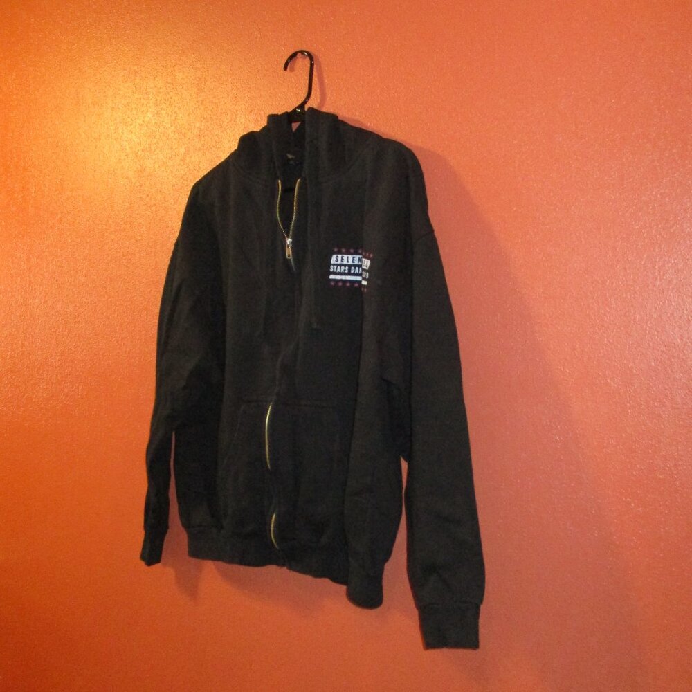 Salena Gomez Tultex Woman X Large Full Zip Pockets Graphic Concert Hooded Jacket - Picture 4 of 10